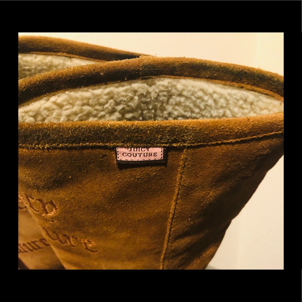 Juicy Couture Camel Tall Suede Boots - Picture 6 of 9